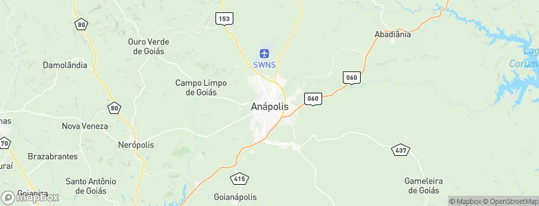 Anápolis, Brazil Map