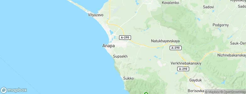 Anapskaya, Russia Map