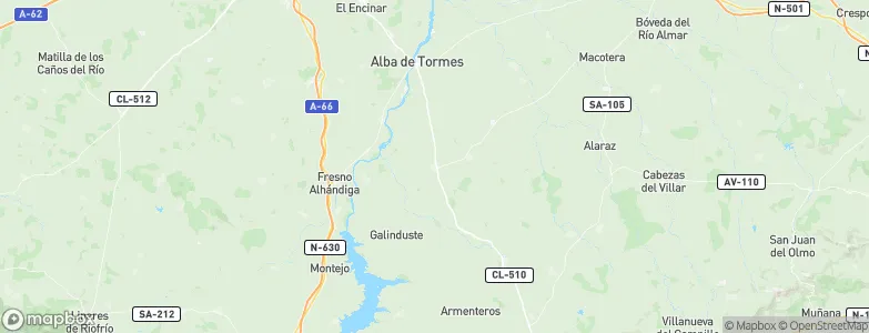 Anaya de Alba, Spain Map
