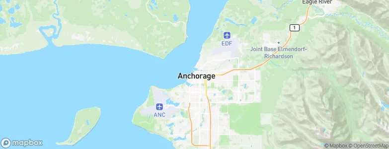 Anchorage, United States Map