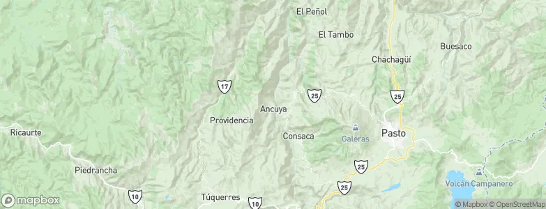 Ancuya, Colombia Map
