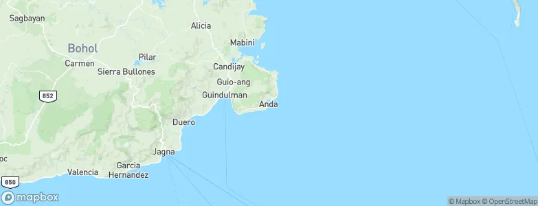 Anda, Philippines Map