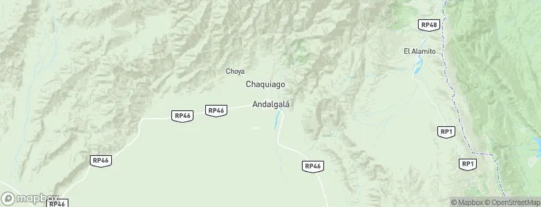 Andalgalá, Argentina Map