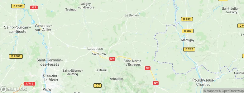 Andelaroche, France Map