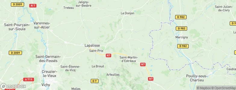 Andelaroche, France Map