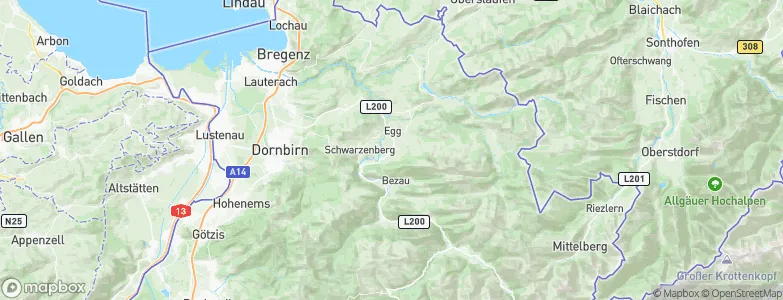 Andelsbuch, Austria Map
