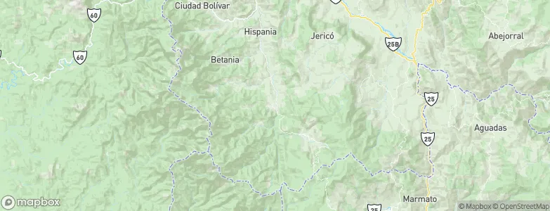Andes, Colombia Map