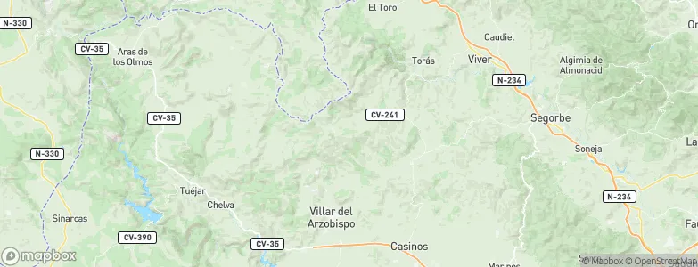Andilla, Spain Map