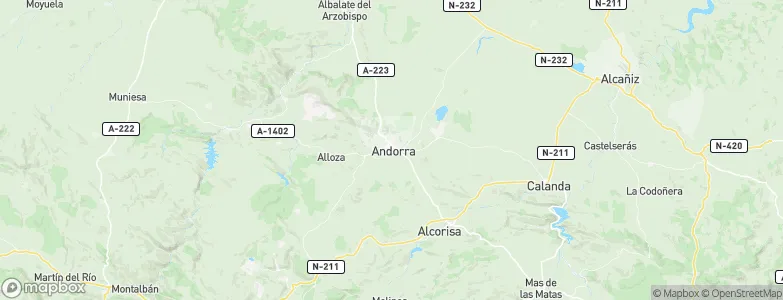 Andorra, Spain Map
