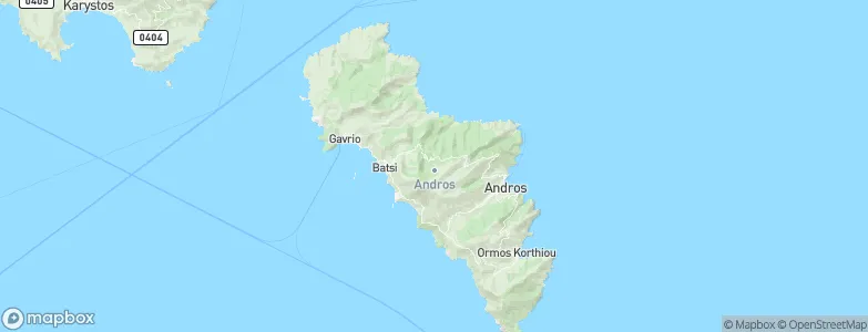 Andros, Greece Map