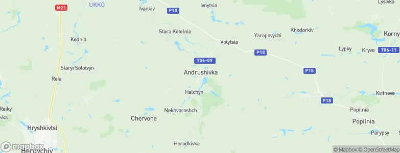 Andrushivka, Ukraine Map
