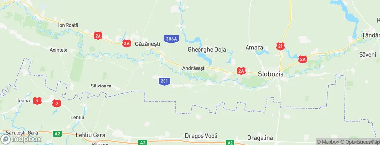 Andrăşeşti, Romania Map