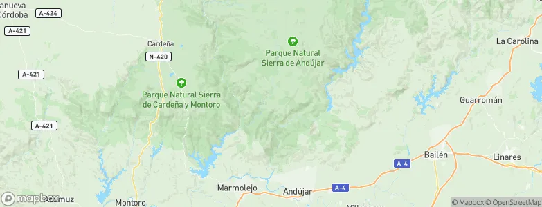 Andújar, Spain Map
