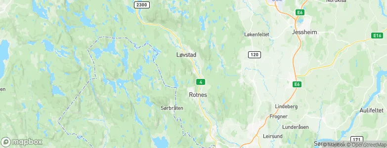 Åneby, Norway Map