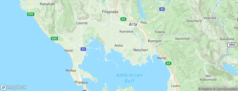 Aneza, Greece Map