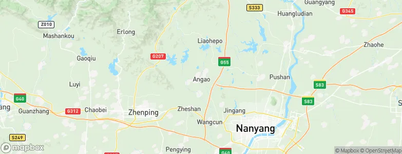 Angao, China Map