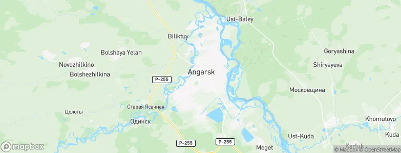 Angarsk, Russia Map