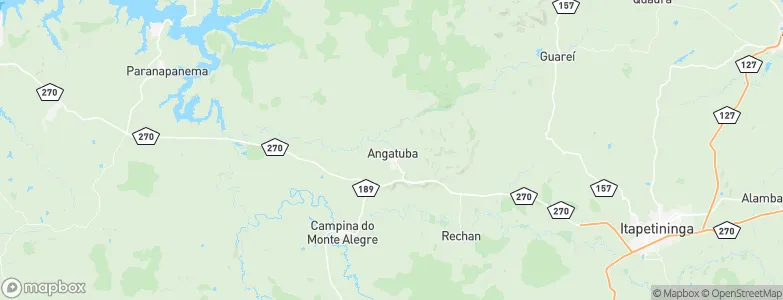 Angatuba, Brazil Map
