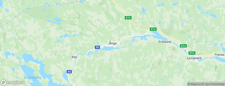 Ånge, Sweden Map