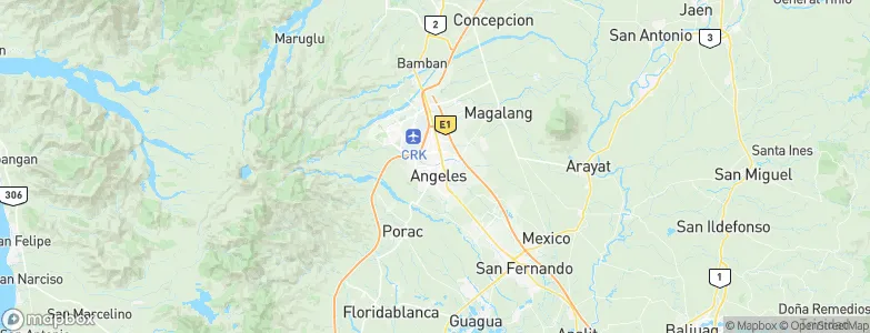 Angeles City, Philippines Map