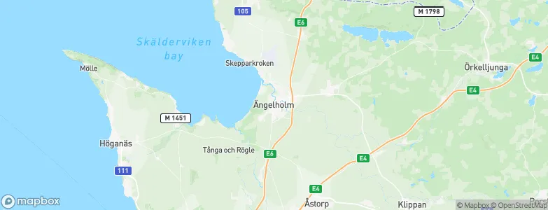 Ängelholm, Sweden Map