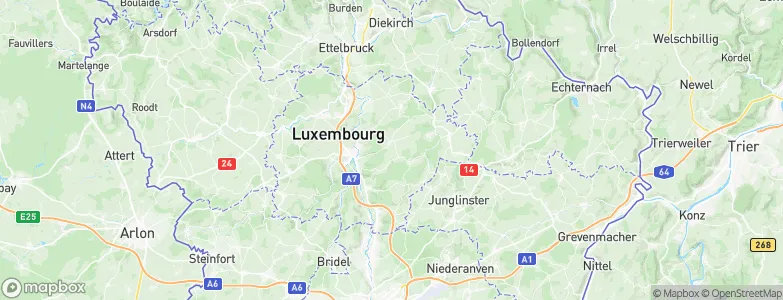 Angelsberg, Luxembourg Map