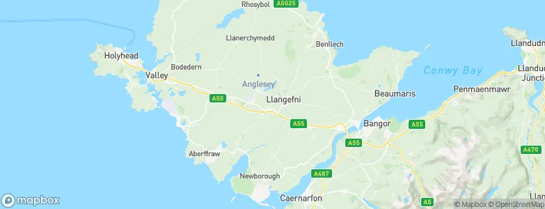Anglesey, United Kingdom Map