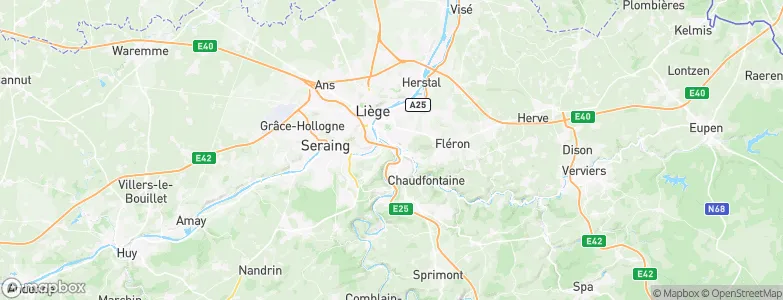 Angleur, Belgium Map
