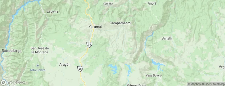 Angostura, Colombia Map