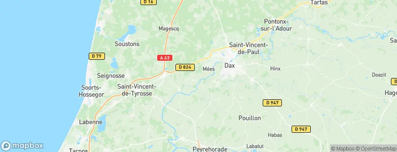 Angoumé, France Map