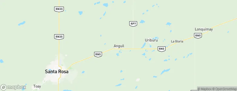 Anguil, Argentina Map