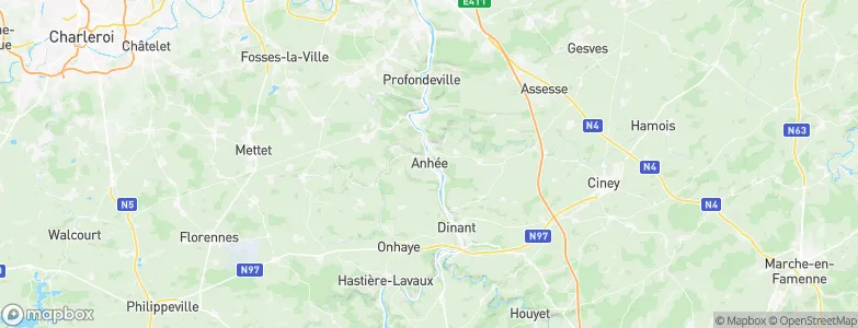Anhée, Belgium Map