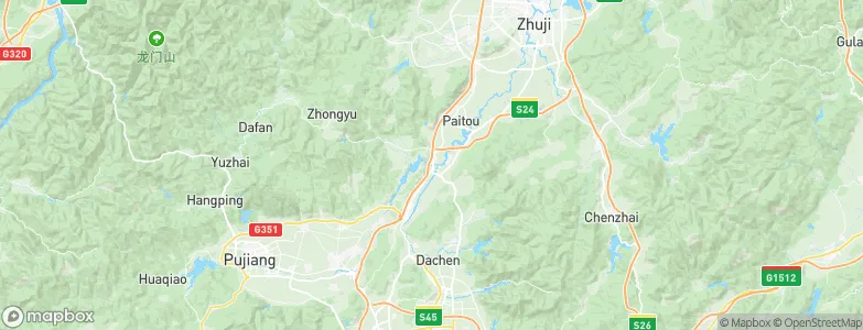 Anhua, China Map