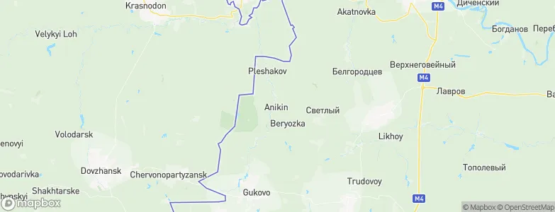 Anikin, Russia Map