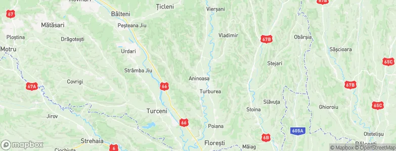 Aninoasa, Romania Map