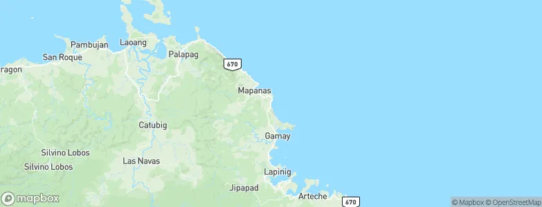 Anito, Philippines Map