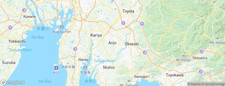 Anjo, Japan Map