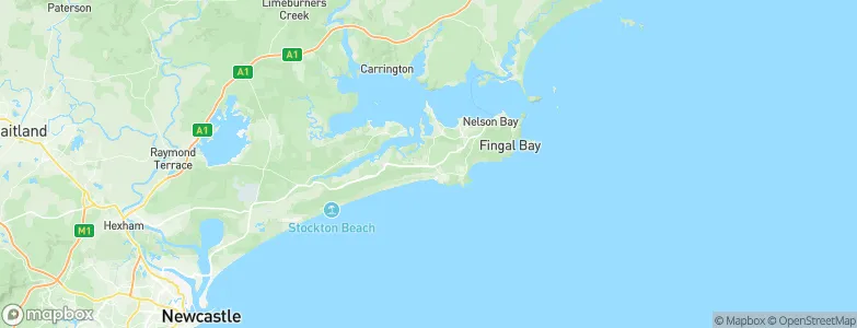 Anna Bay, Australia Map