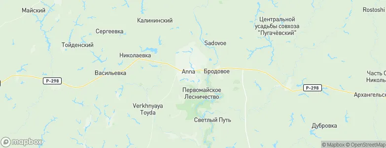Anna, Russia Map