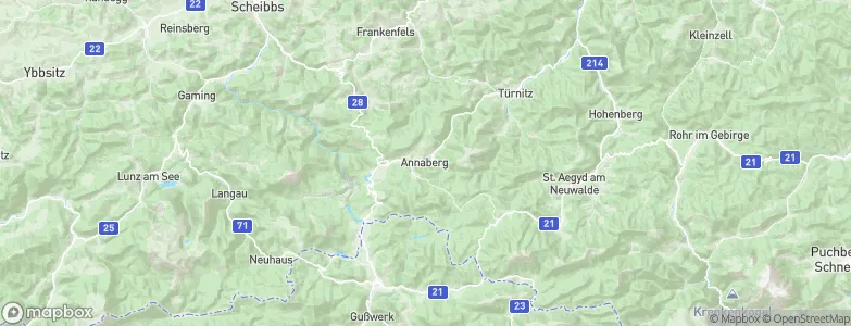 Annaberg, Austria Map