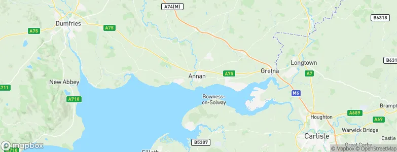 Annan, United Kingdom Map
