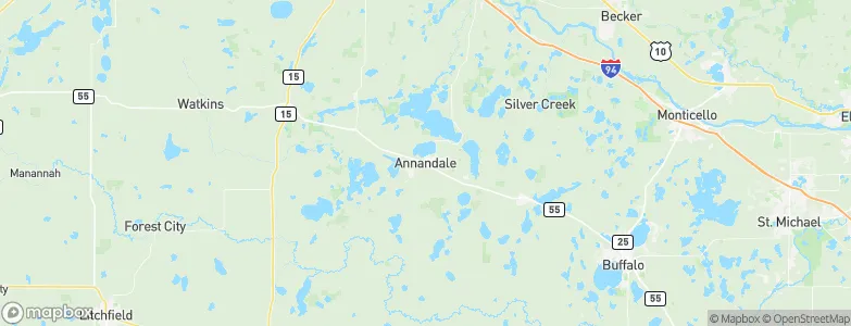 Annandale, United States Map