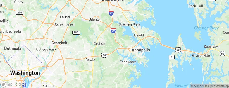 Anne Arundel County, United States Map