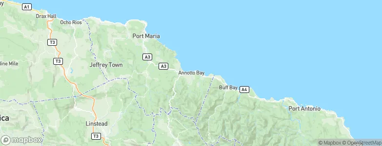 Annotto Bay, Jamaica Map