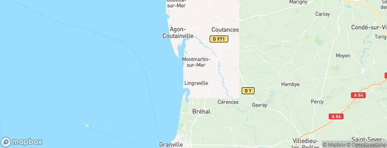 Annoville, France Map