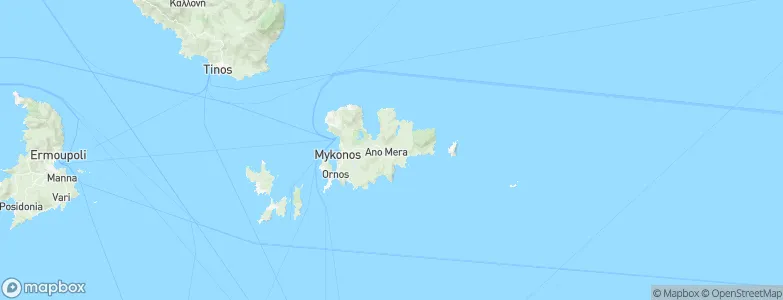 Ano Mera, Greece Map