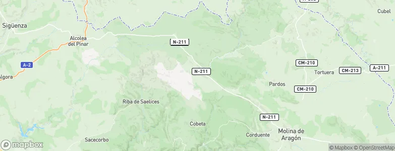 Anquela del Ducado, Spain Map