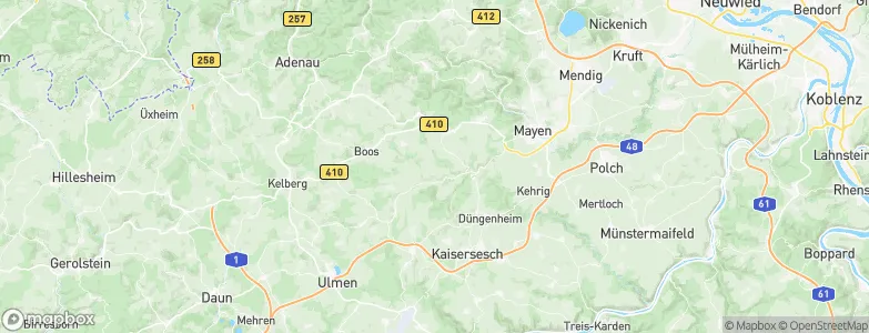 Anschau, Germany Map
