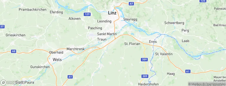 Ansfelden, Austria Map