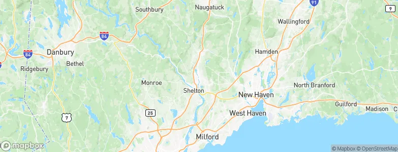 Ansonia, United States Map